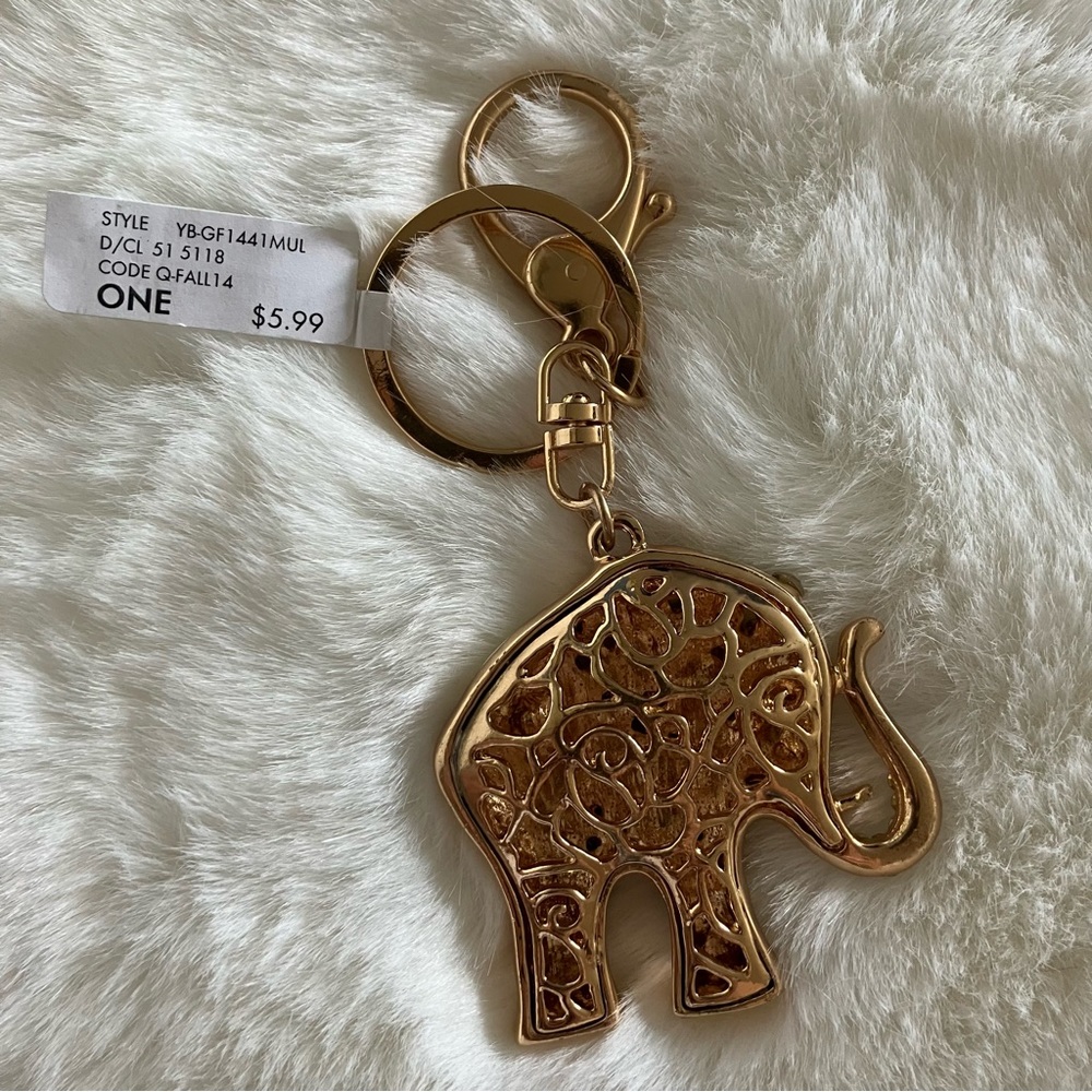 Elephant Keychain, NWT - Picture 4 of 4